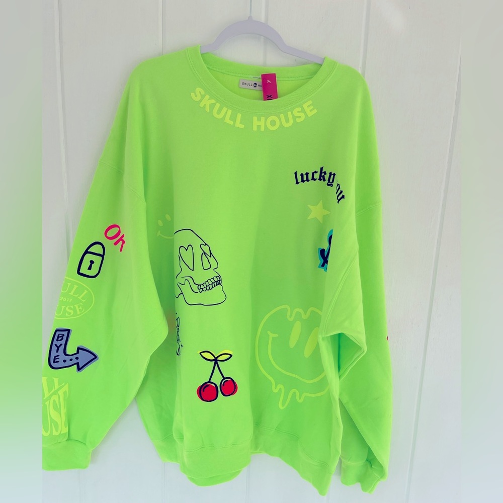 Neon Green- Skull House Designs